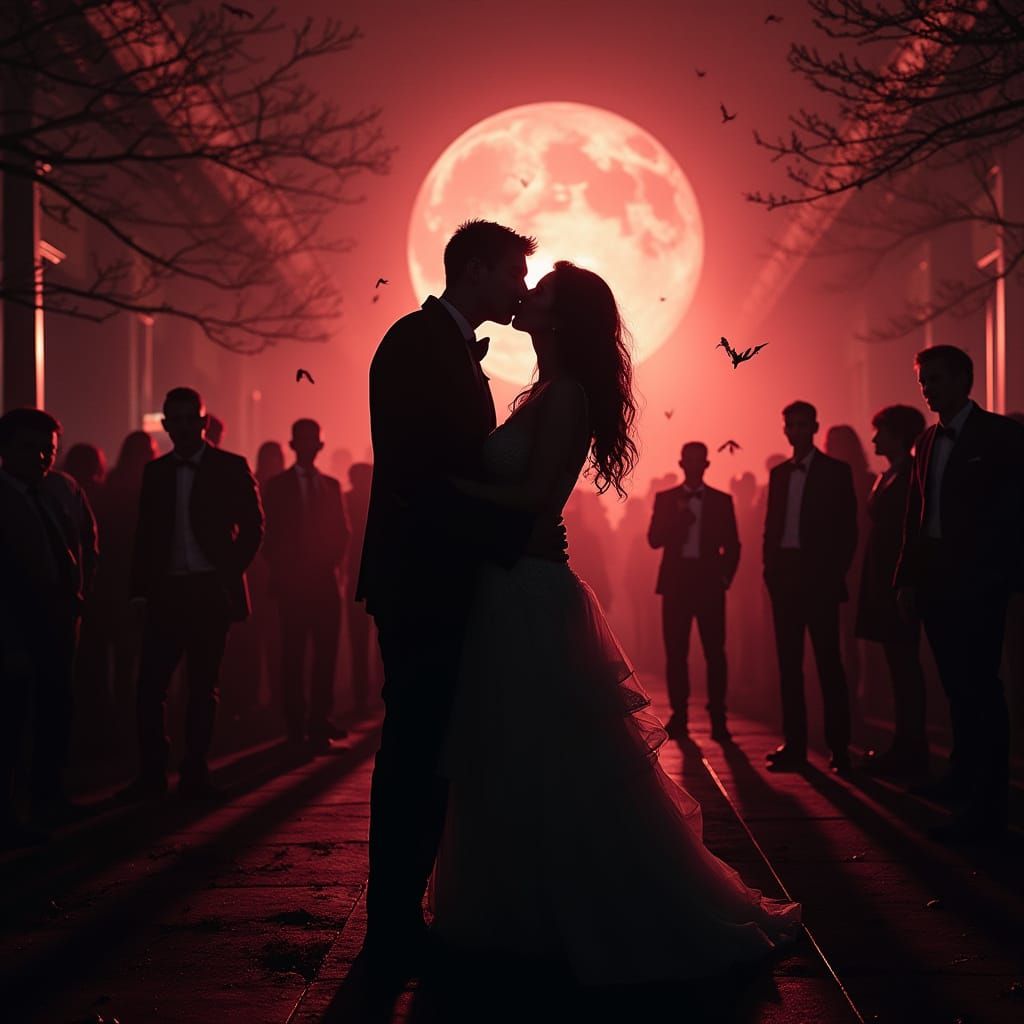 Zombie Prom Night Silhouettes