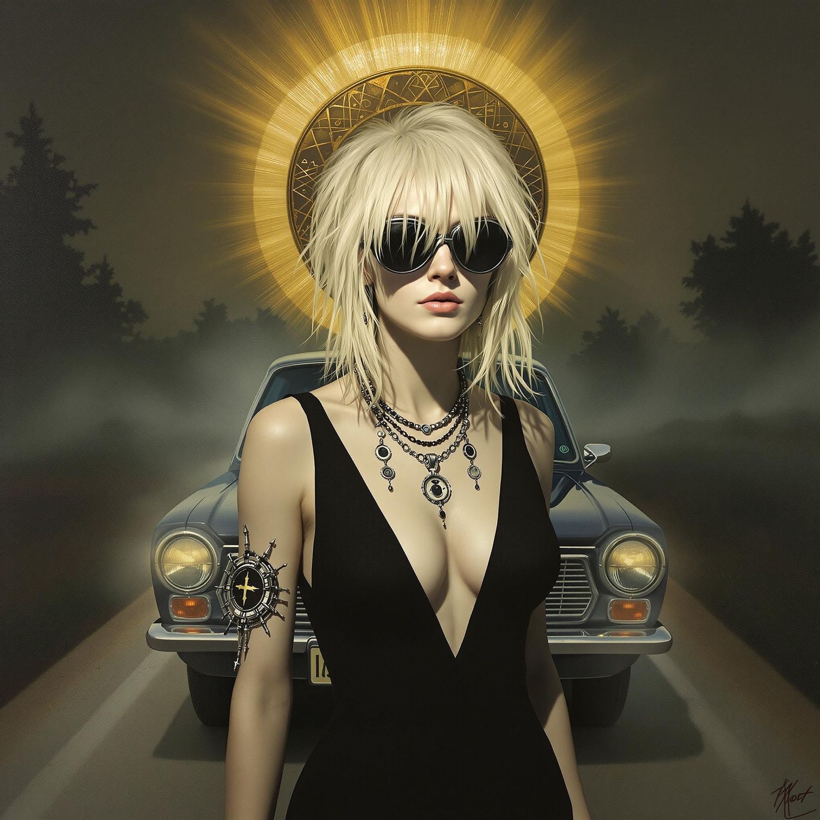 A Gnostic image of The Crash Madonna