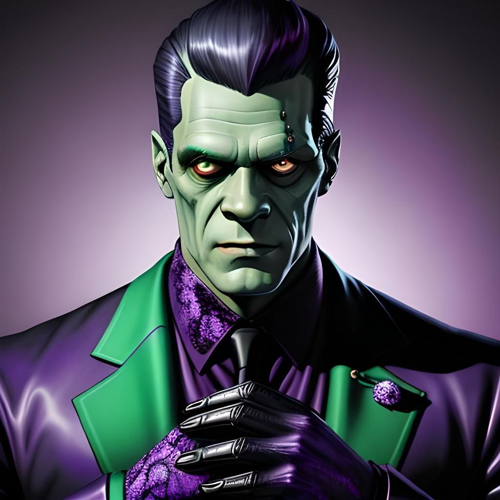 Frankenstein in Silver Age Comic Book Style