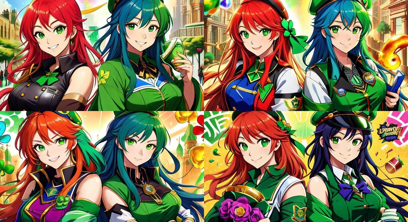 St. Patrick's Day Abstract Art Celebration