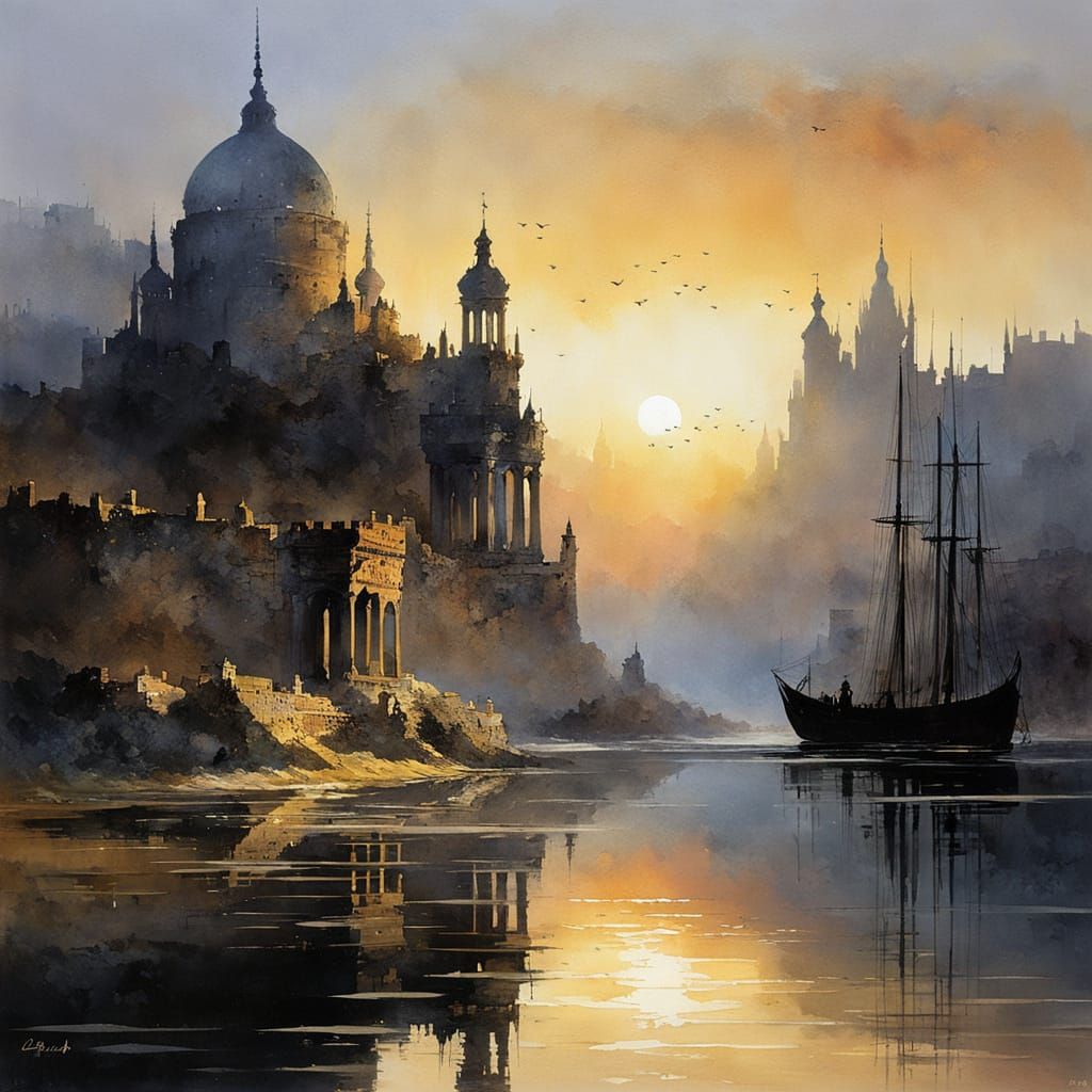 The silence of the ruins