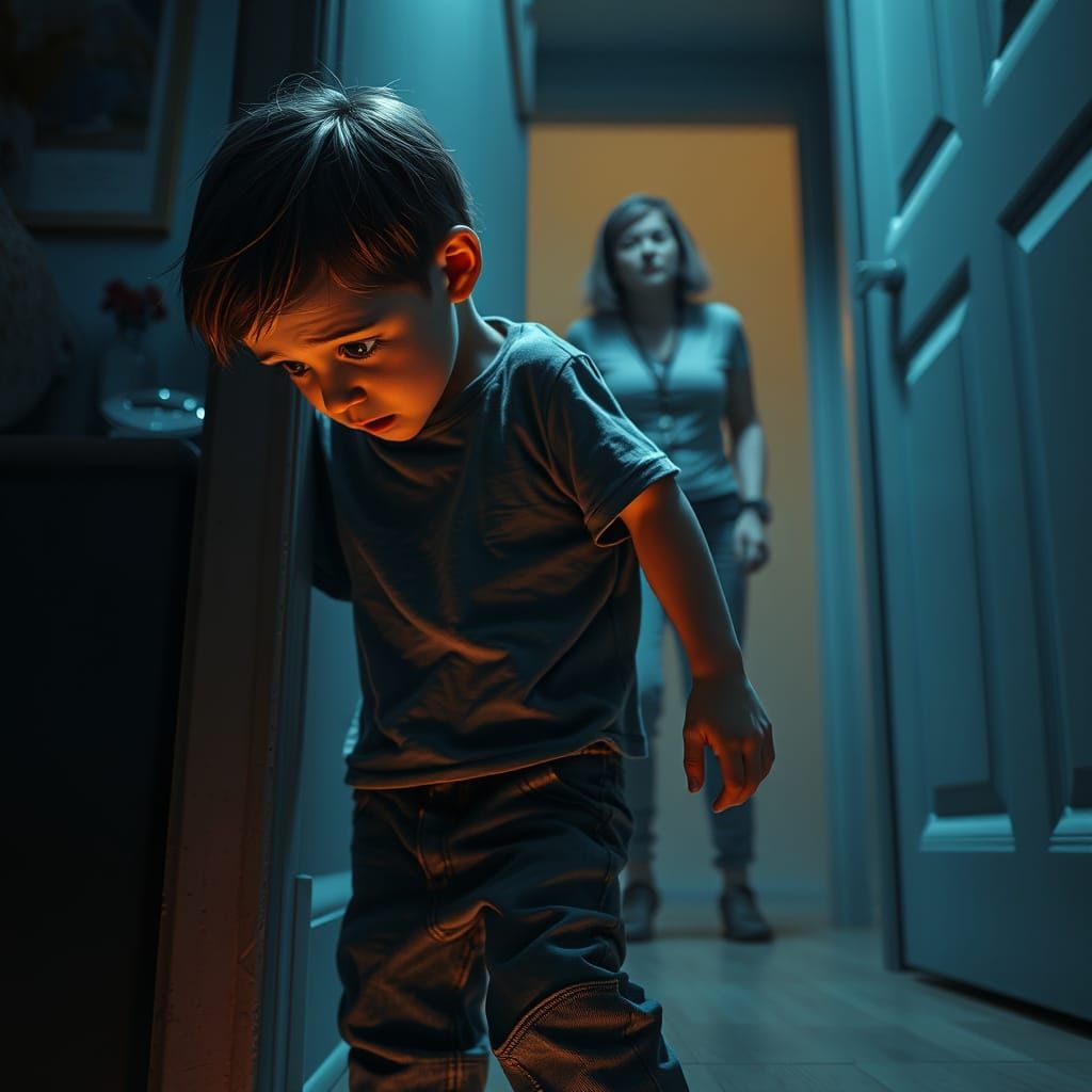 Tormented Child in Despairing Home Environment