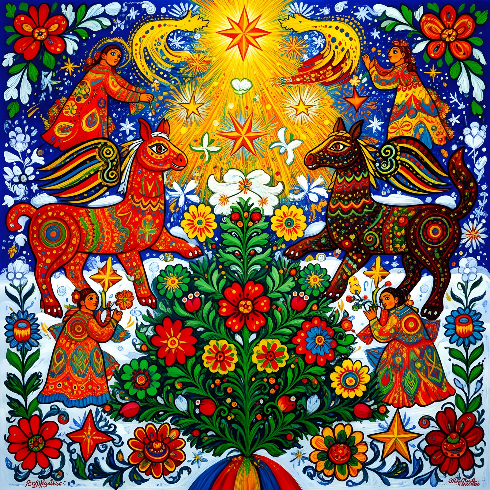 Ukrainian Folk Art Christmas: Fantastical Creatures & Winter...