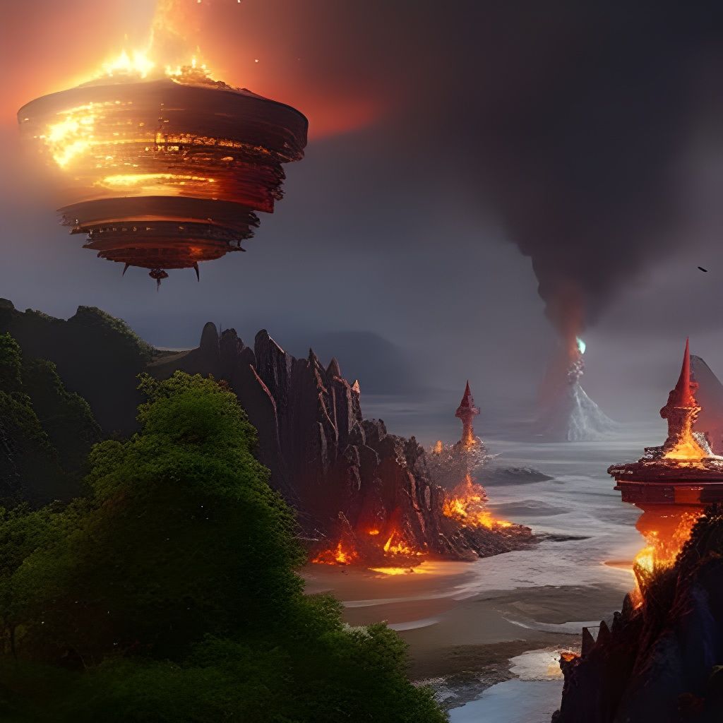 Ornate Matte Painting: The World's End