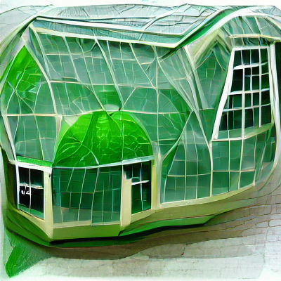 Vibrant Green Houseplant in Natural Light