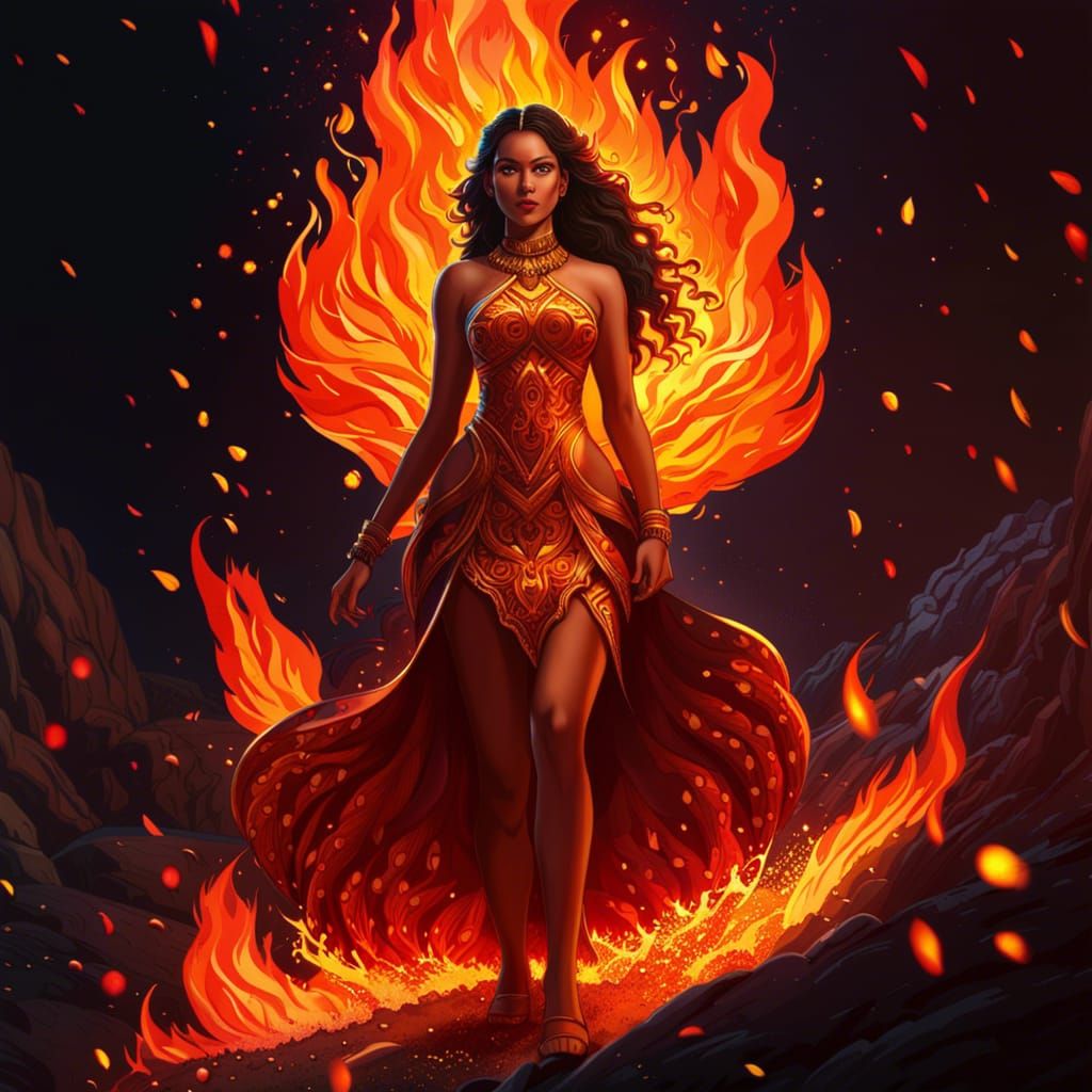 Pele: A Volumetric Portrait of the Fire Goddess