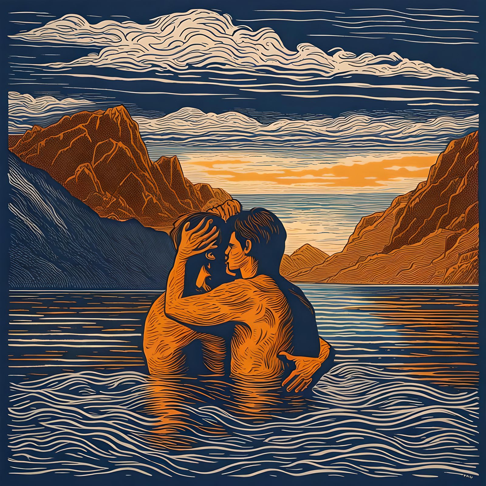 "Between that earth and that sky I felt erased, blotted out....