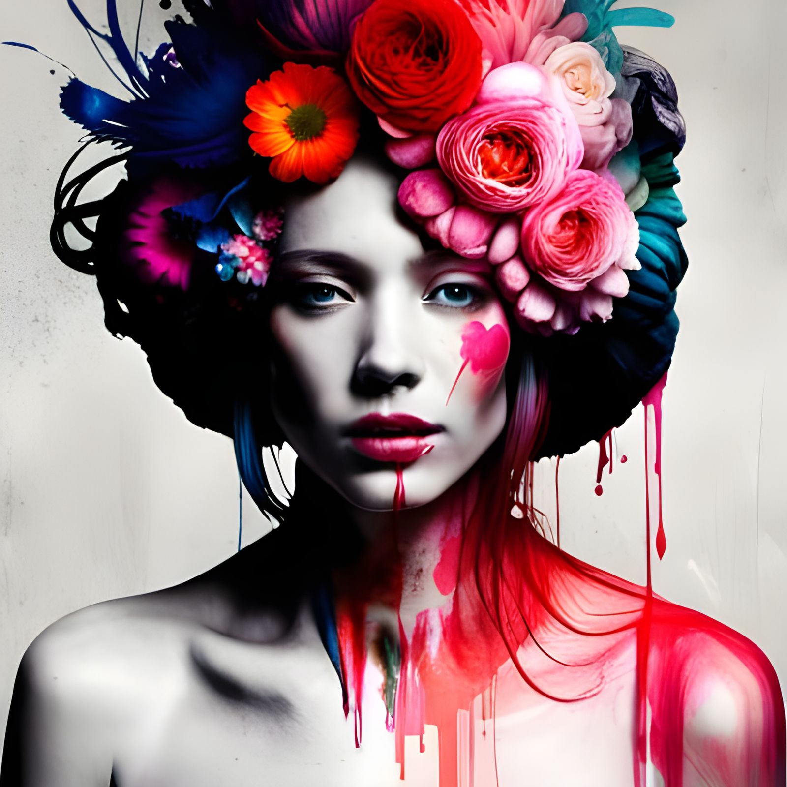Flower power woman