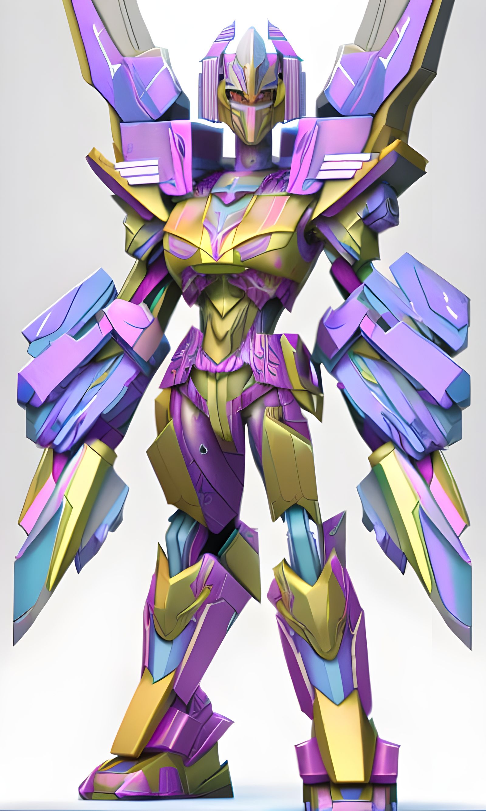 Female Autobot Transformer Concept Art in 8K