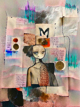 Colorful Abstract Design with Dynamic Shapes