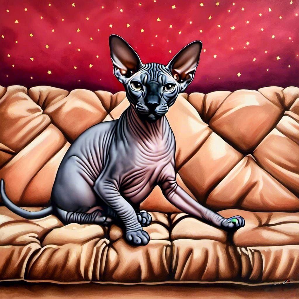 My Sphynx Cat Koaly Bear