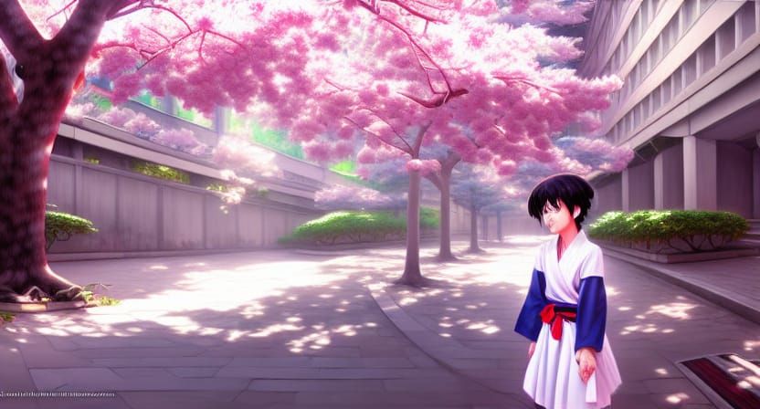 Sakura Kasugano: Ultra-Realistic Detailed Painting