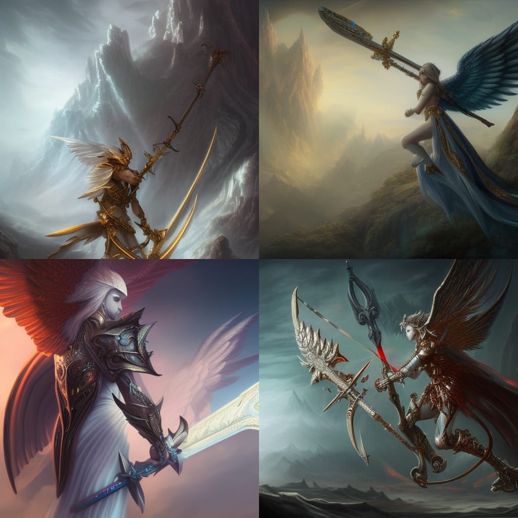 Michael, Angelic Guardian with Sword