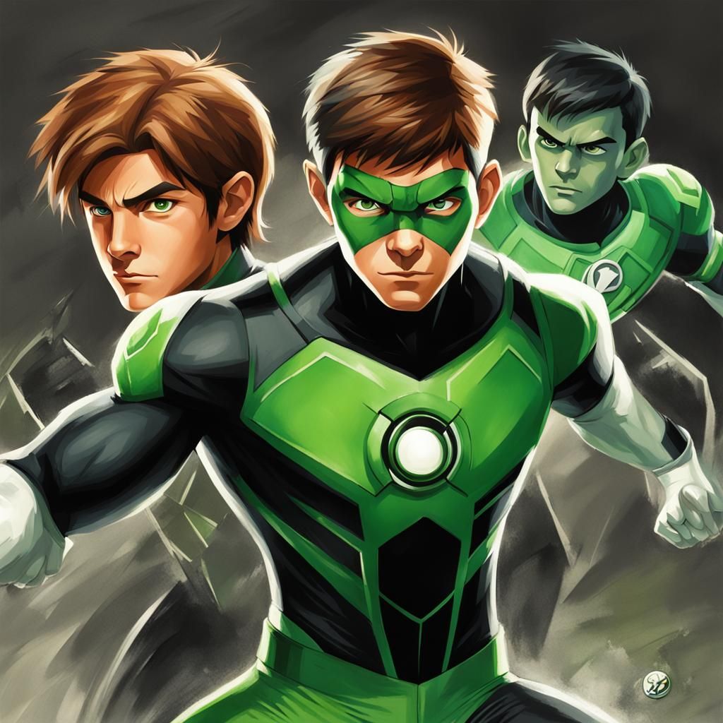 Ben 10 in Classical Realistic Painting Style