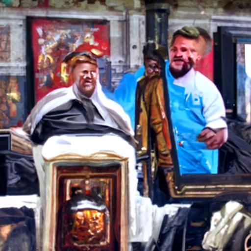 Gordon Ramsey and DJ Khaled in Moscow, Gurney Style