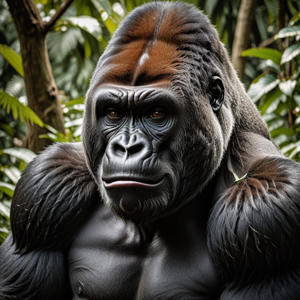 A Gorilla's Joyful Defiance of Existential Crisis