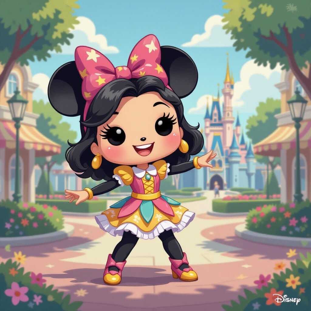 Funko Pop Figure Disney Dancing with Labyby at Disney Parks