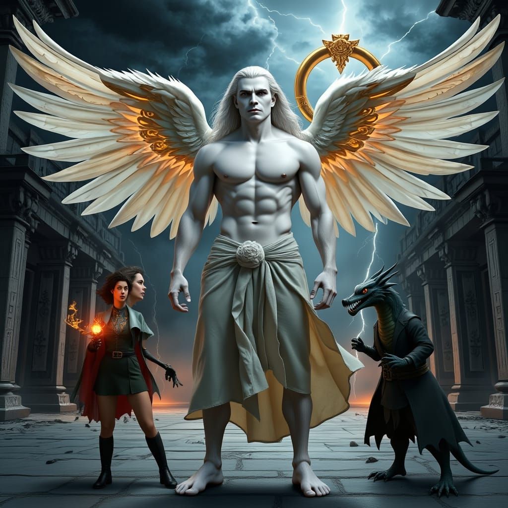 Volcanion: Hyperrealistic Villain in Cinematic Photo