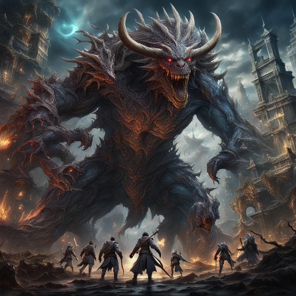 Bishounen Heroes Battle Monsters in Decaying World