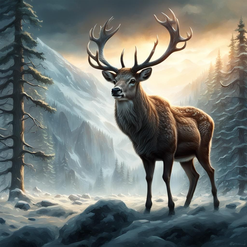 Majestic Deer: King of the Forest