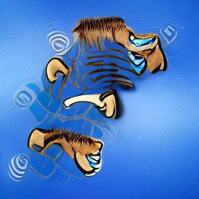 Saber Tooth Tiger Clip Art in Suit