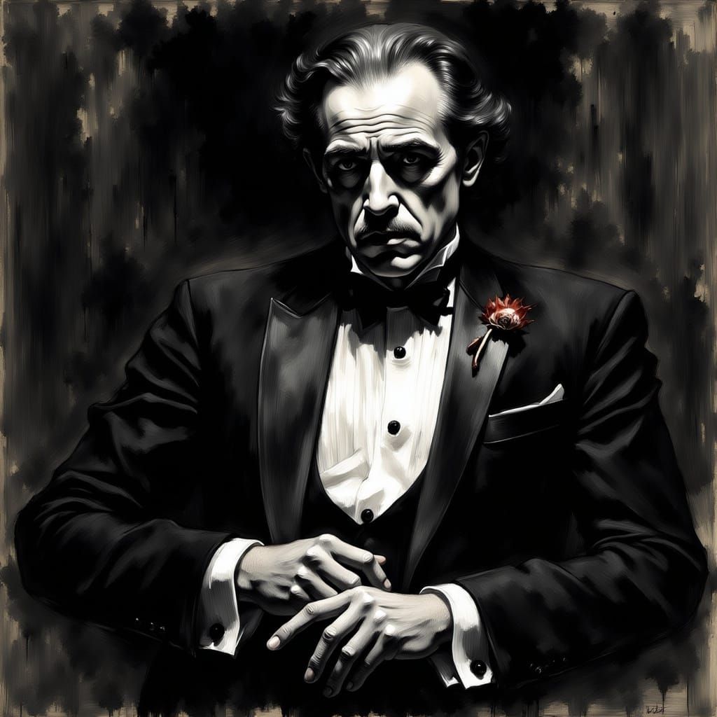 The Godfather Meets Chiaroscuro Noir