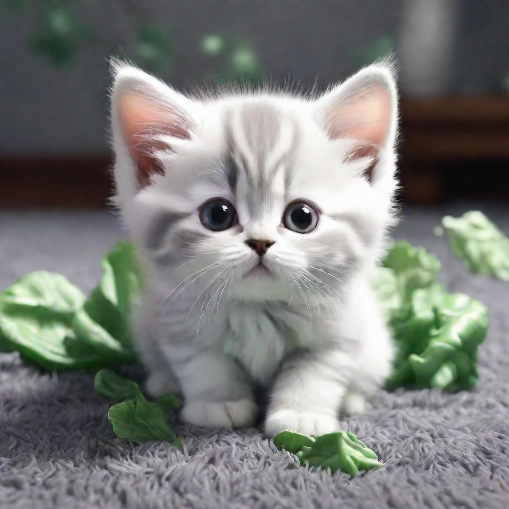 Cabbage Kitten Anime Key Visual