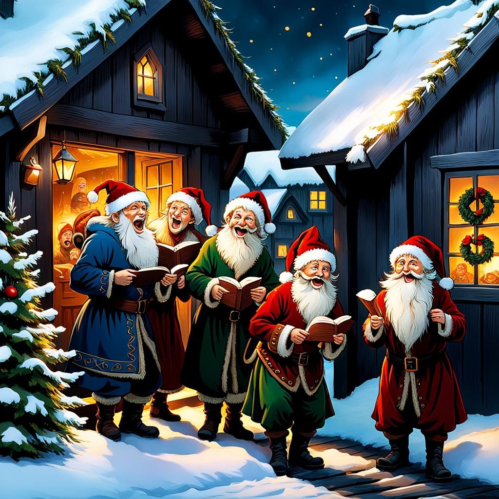 Icelandic Yule Lads Bringing Holiday Cheer