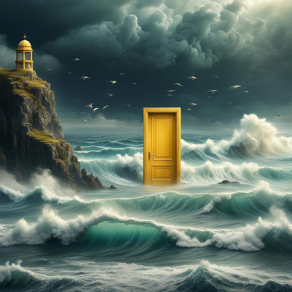 Heaven's Door Opens on a Yellow Ocean