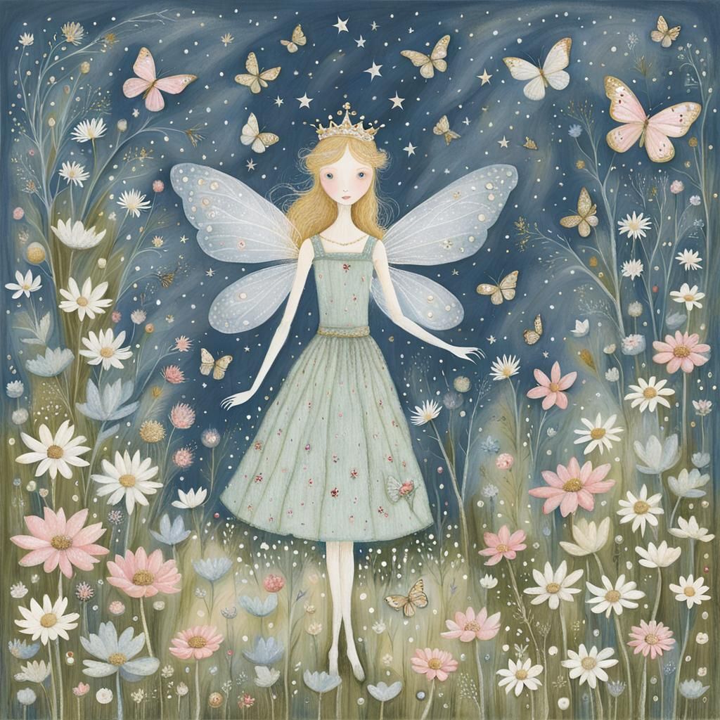 Ethereal Fairy Queen Illustration