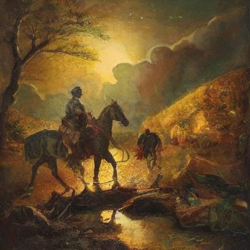 Minimalist AI Portrait of a Man