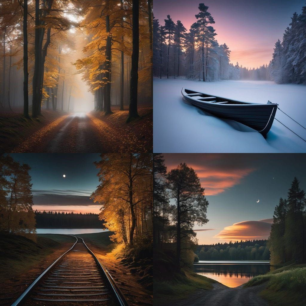 Moody Landscape Photography in Mikko Lagerstedt Style