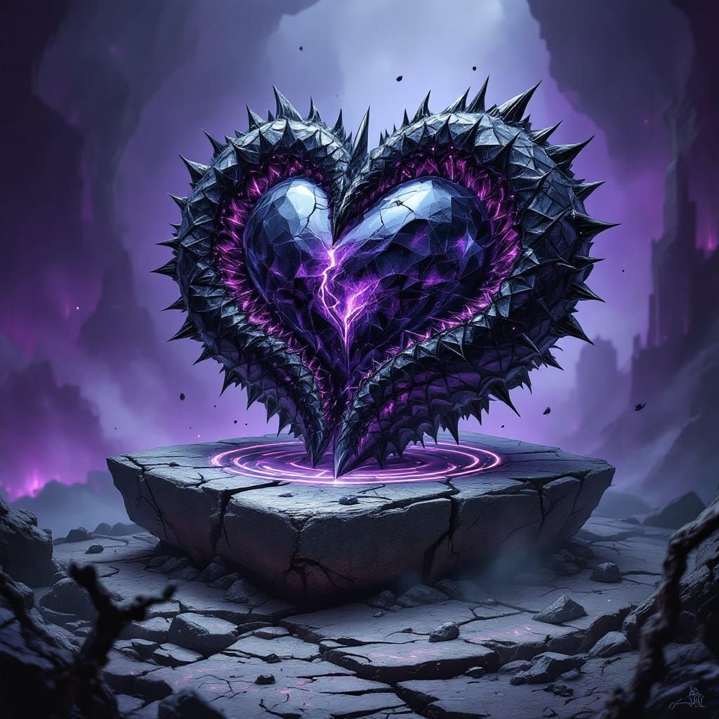 Cursed Serpent Fang Relic in Void Obsidian