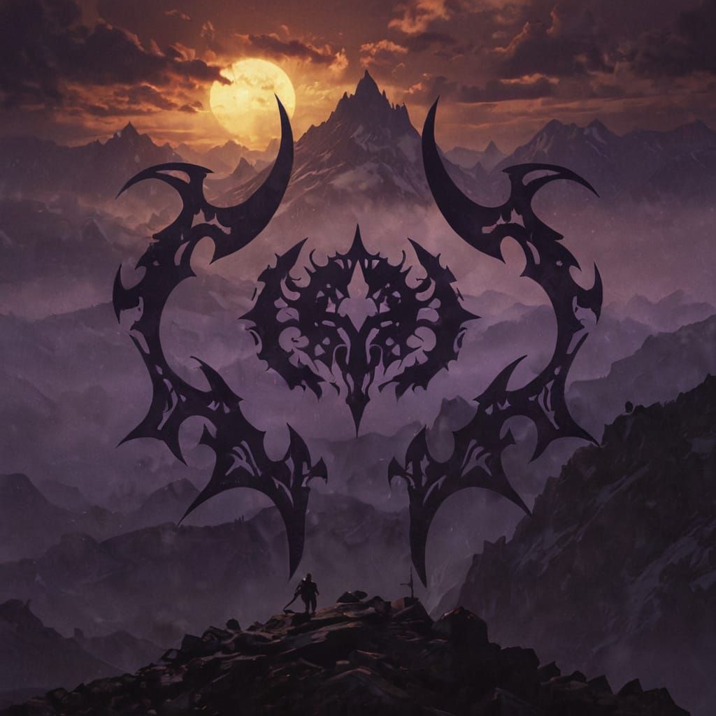 Dark Fantasy Knight Stands Vigilant Amidst Desolate Kingdom