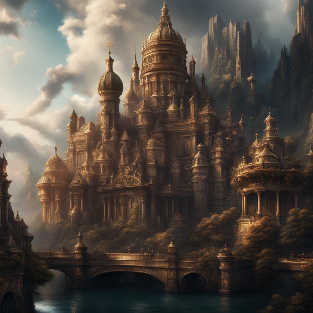 Epic Cinematic Painting of Royalty