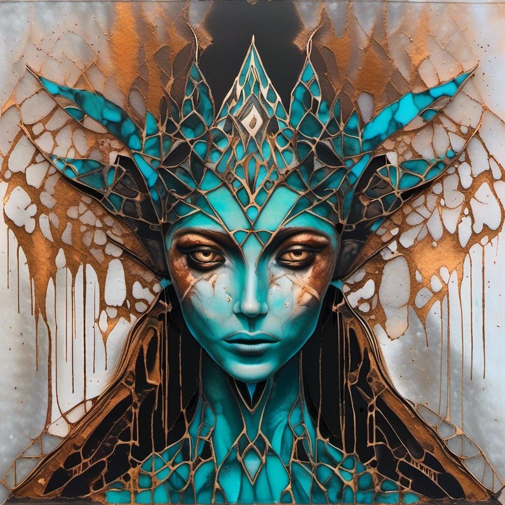 Cyberpunk Elf with Expressive Eyes