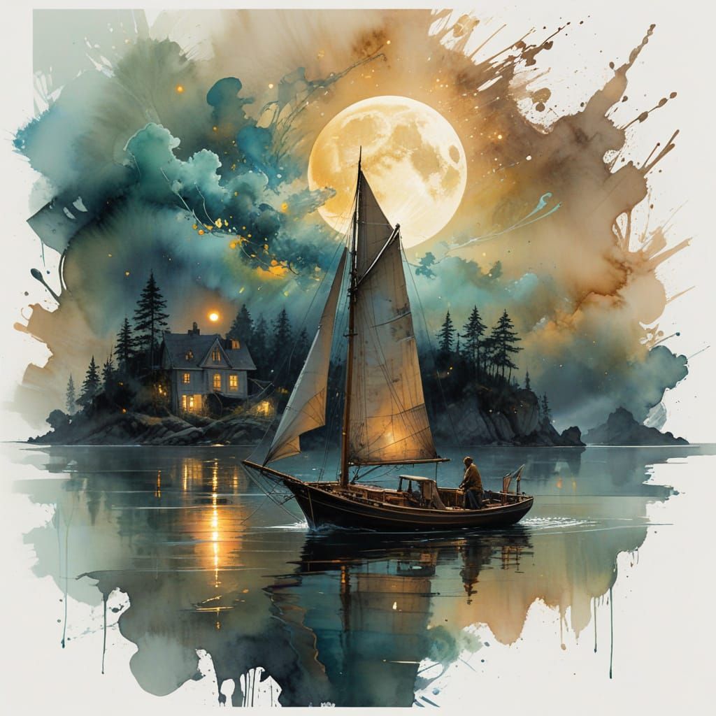 Celestial Majesty in Golden Light