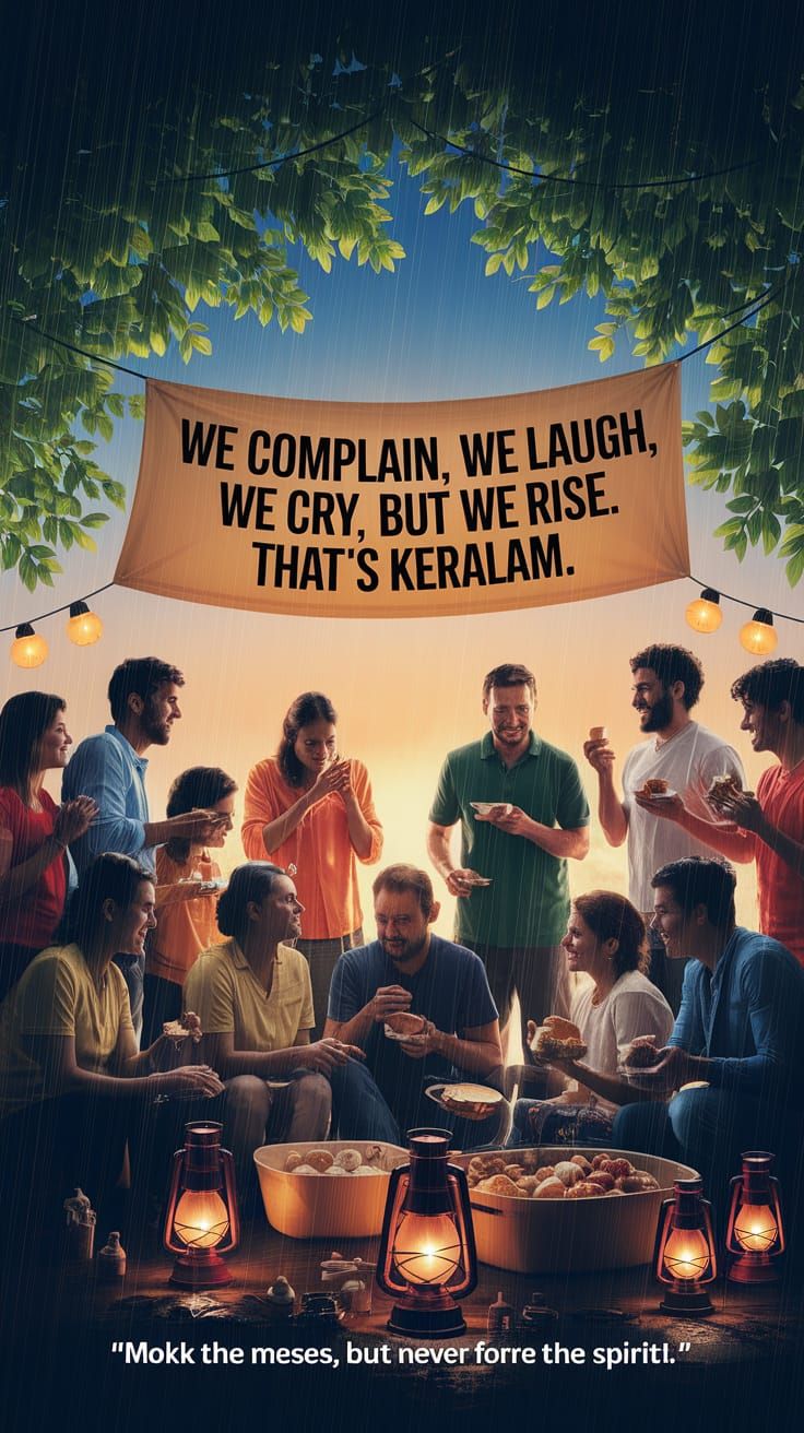 Photograph of a United Community Sharing Food