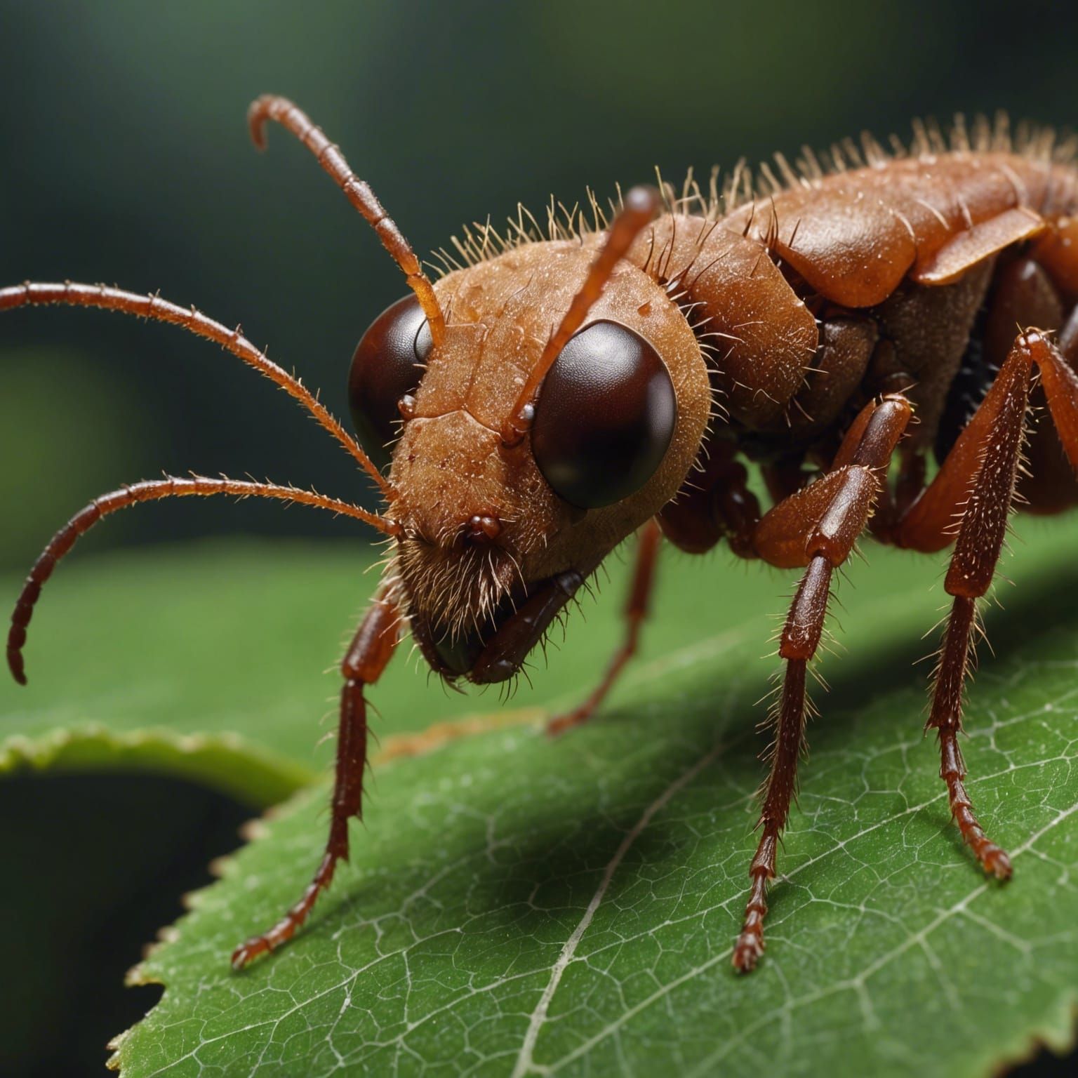 Leaf-Cutter Ant Macro in Jungle Twilight