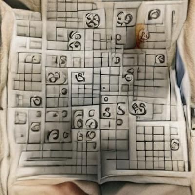 Infinite Sudoku Puzzle in Digital Art