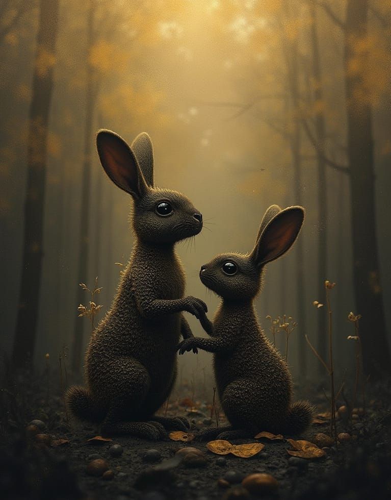 Mr and Mrs Dragonfishduck Become Hydnora Hares