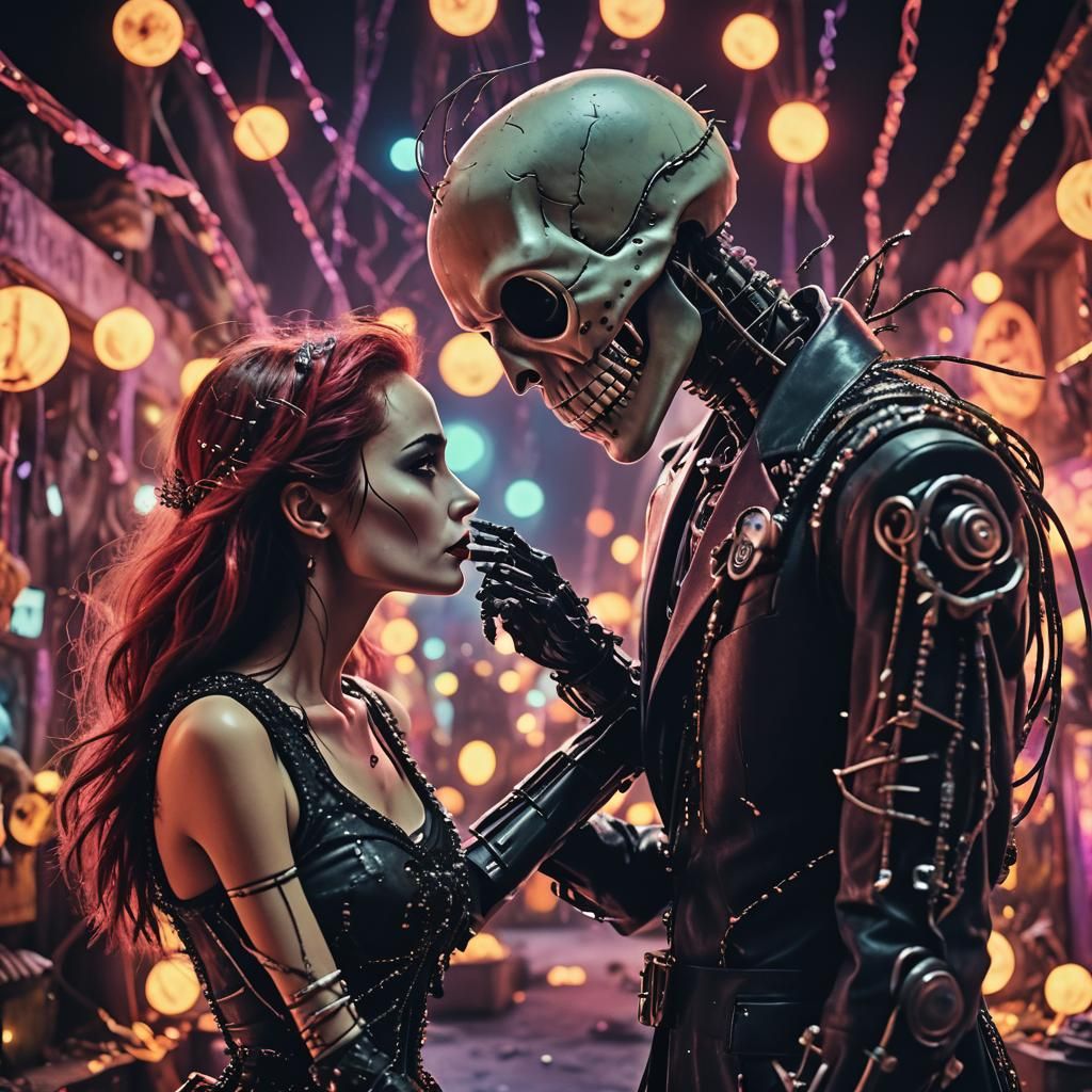Robotic Nightmare Before Christmas Love Story