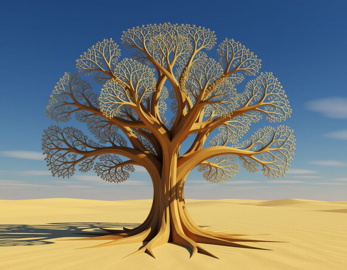 Mandelbrot Set Fractal Tree