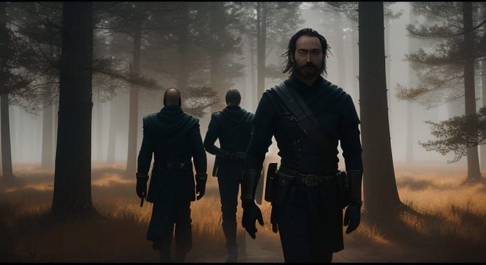 Golden Xelaed Avatar in Cinematic Grandeur