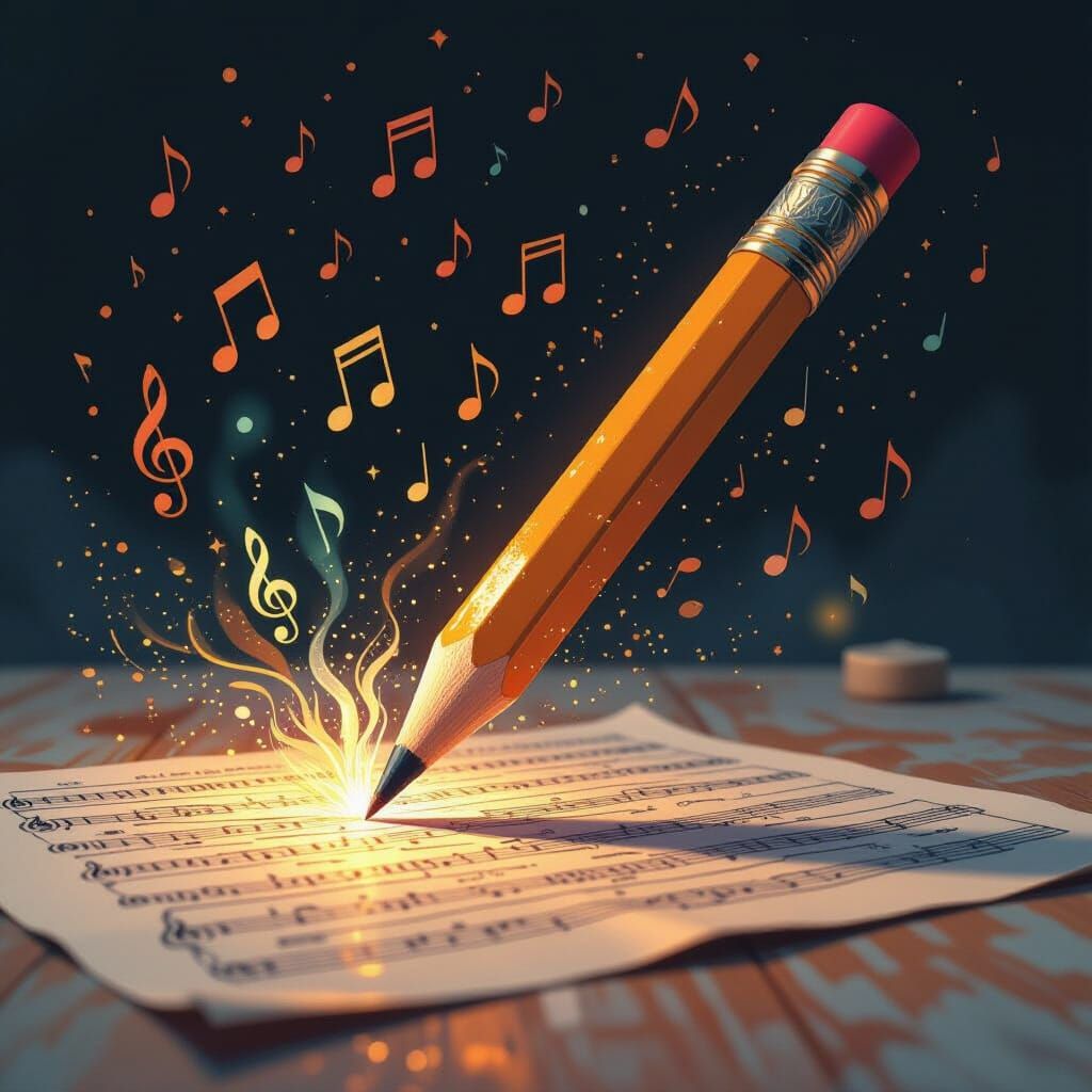 Pencil Transforms Into Epic Musical Masterpiece