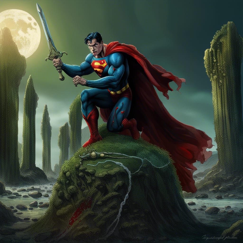 Superman horror mode