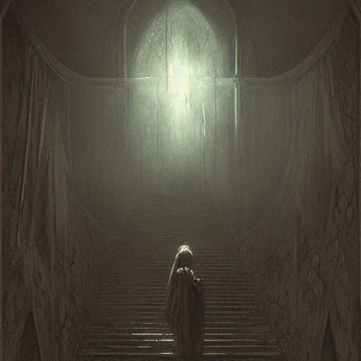 Horrific Number 33 in Gustave Doré Style