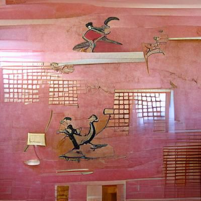 Lawyer Battles Birds with Sword in Palace