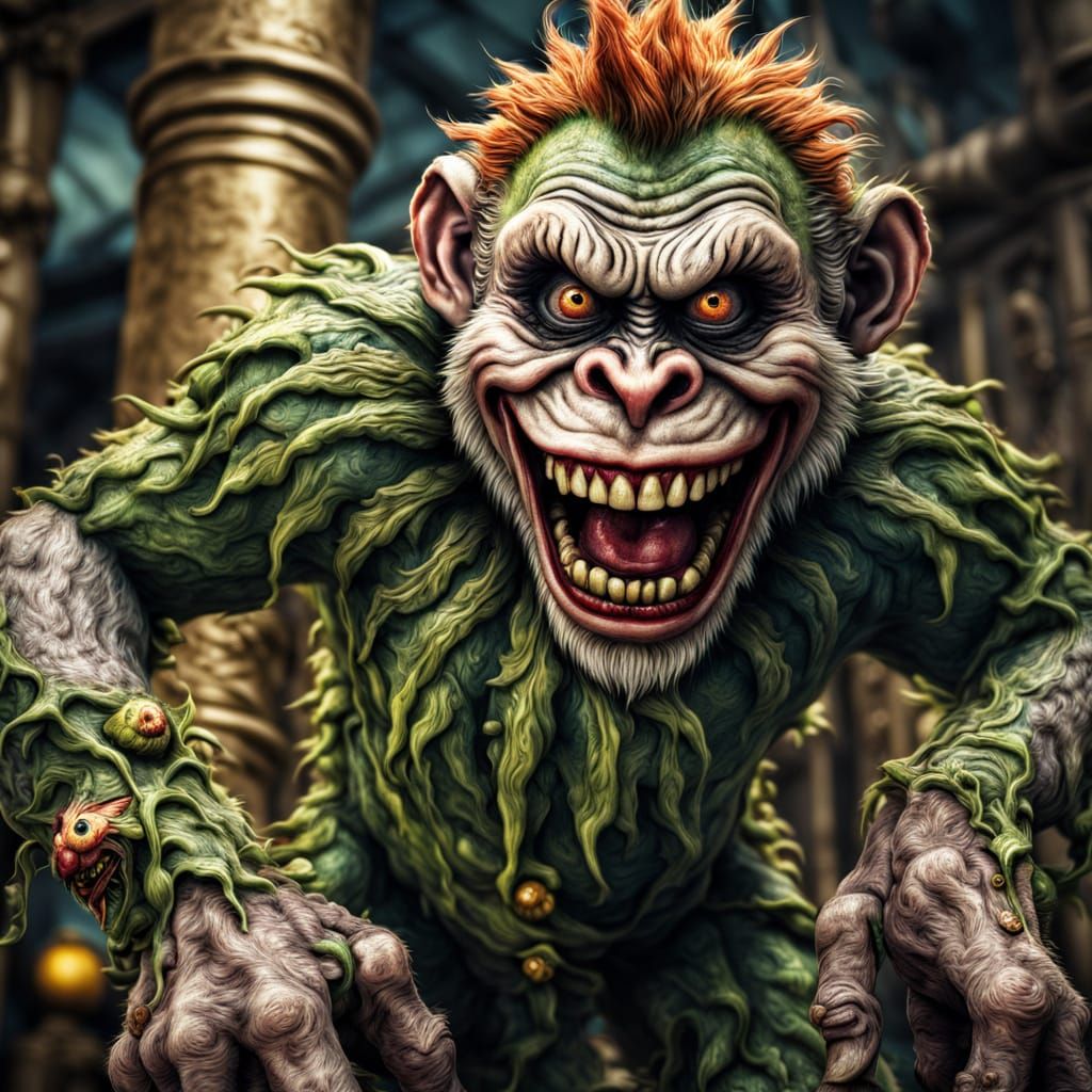 Mysterious Monkey Monster Ascends the Beanstalk in a Cinemat...