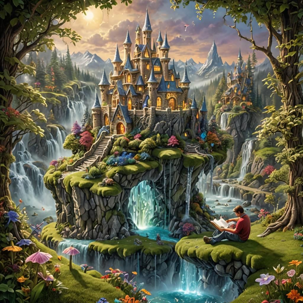 Magical Crystal Fairy World Pop-Up Book